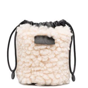 MM6 Maison Margiela Artificial fur one bucket bag